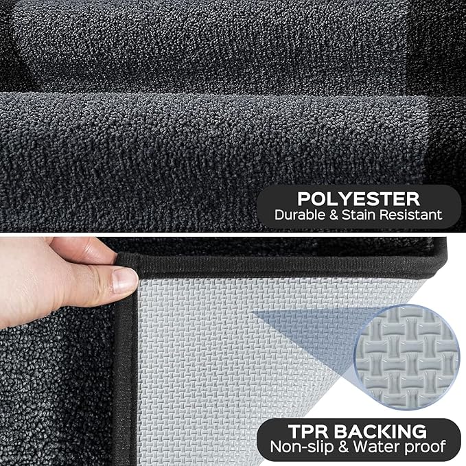 Machine Washable Kitchen Rug 32" x 84", Non Slip Kitchen Mat - Image 3
