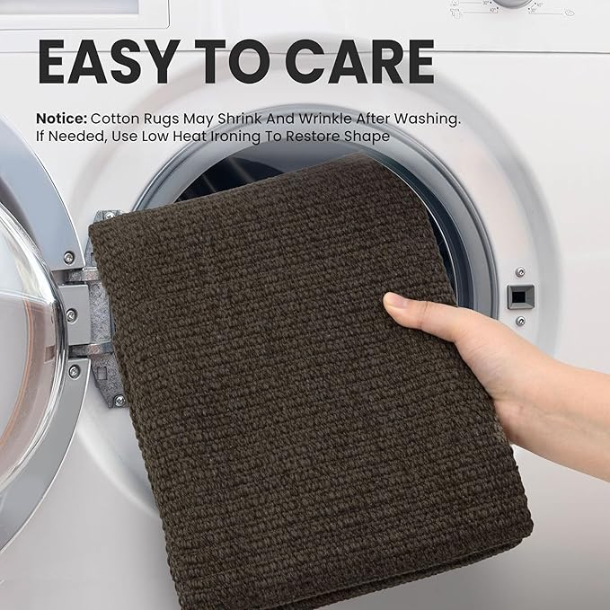 EARTHALL Washable Area Rug 3x4 Ft Non Slip Rugs - Image 3