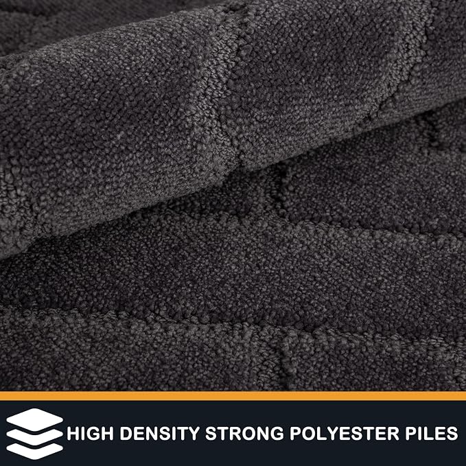 PURRUGS Dirt Trapping Door Mat 34" x 59", Non-Slip Machine Washable Entry Rug - Image 3