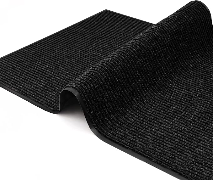 Commercial Door Mat 3'x16' Black, Heavy Duty Industrial Floor Mat - Image 5