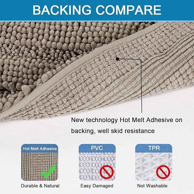 H.VERSAILTEX Bathroom Rugs Bath Rugs - Image 4