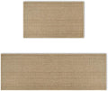Artoid Mode Washable Non Slip Kitchen Rugs and Mats Set of 2, Rubber Backing by ArtoidMode