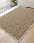 DEXI Ultra Thin Entryway Indoor Door Mat 17x30, Non Slip Rubber Backing Inside by DEXI