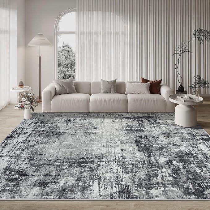 10x14 Area Rugs Large Living Room Rug Washable: Modern Abstract Rug Indoor - Image 9