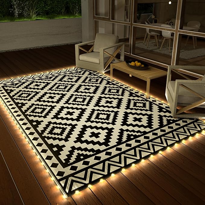 HAUSHOF 5'X8' Outdoor Rug Waterproof by HAUSHOF