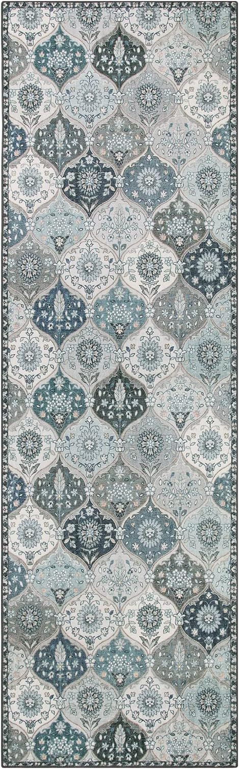 Lahome Moroccan Trellis Washable Runner Rug, 2x6 Runners - Image 2