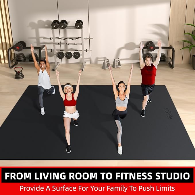 GymCope Large Exercise Mat for Home Workout, - Image 3