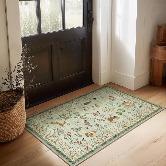 Washable Door Mat Indoor Entrance: 2x3 Entryway Rugs Small Area Rug Non-Slip - Image 7