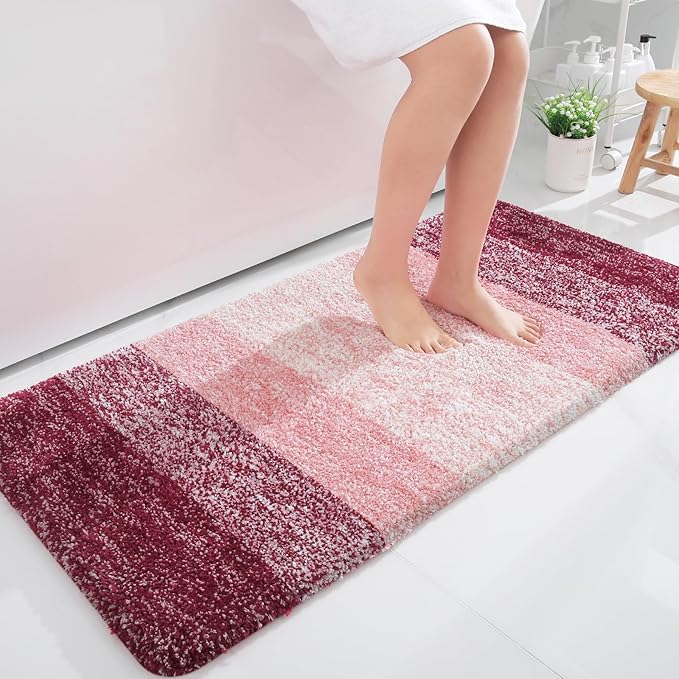 OLANLY Bathroom Runner Rugs Mat 44x24, Extra Soft Absorbent Microfiber Bath Rugs by OLANLY