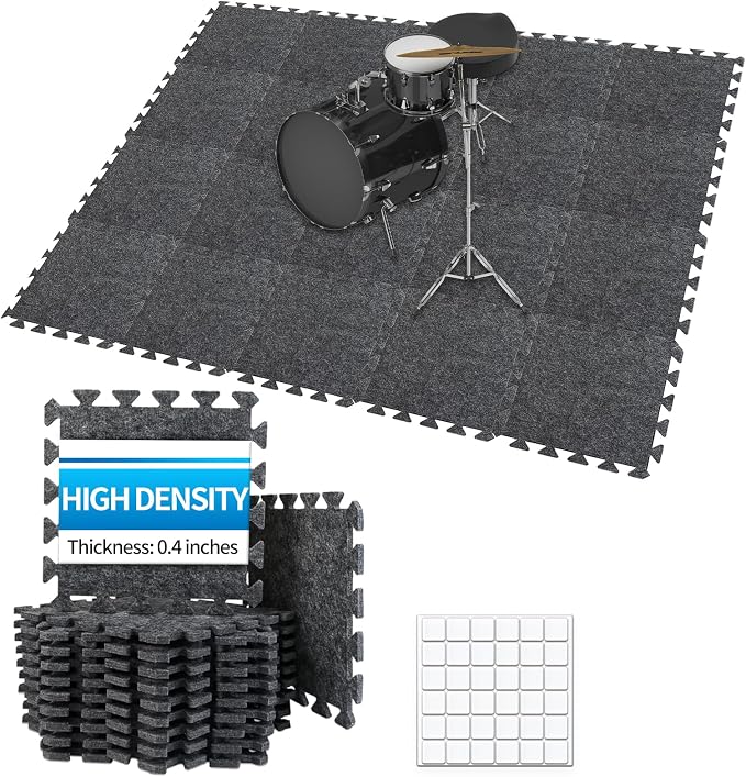 TroyStudio Thick Sound Absorbing Interlocking Floor Mats, Non-Slip Anti by TroyStudio