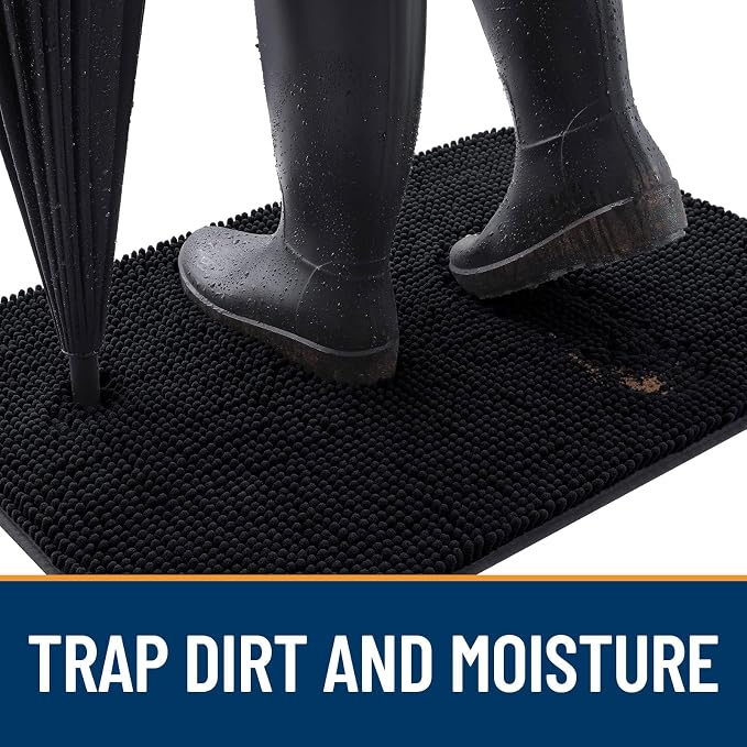 OLANLY Dog Door Mat for Muddy Paws 54x32, Absorbs Moisture and Dirt, Absorbent - Image 2