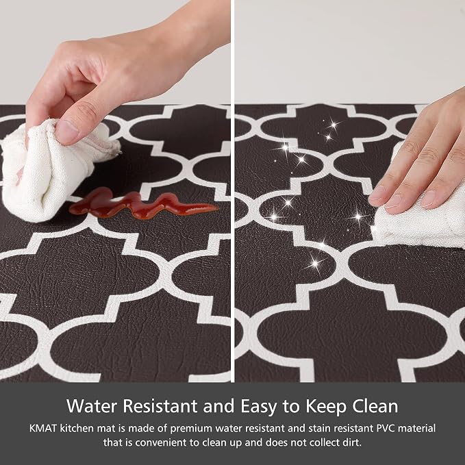KMAT Kitchen Mat Cushioned Anti-Fatigue Floor Mat, Waterproof Kitchen Mats and - Image 4