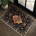 RELEANY Area Rugs Small 2'x3' Washable Non-Slip, Floral Vintage Distress by RELEANY