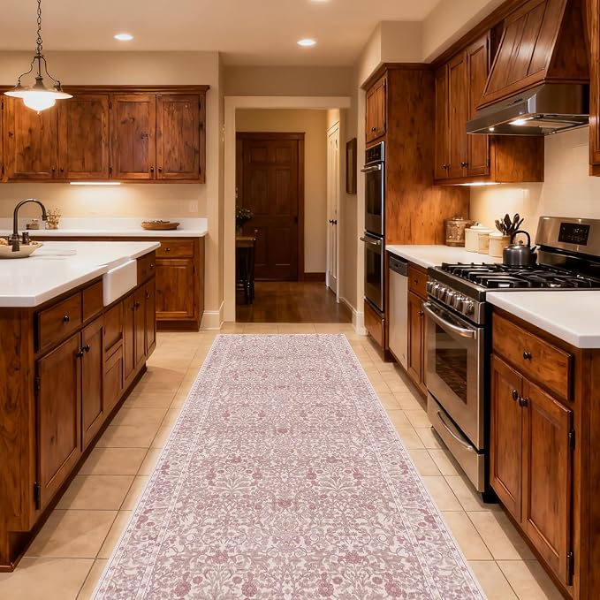 Washable 2'6" x 8' Runners for Hallways, Non Slip Long Floor Runner for Kitchen - Image 2