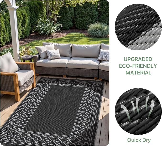 GENIMO Outdoor Rug Waterproof 6'x9' - Image 6