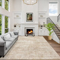 5x7 Area Rugs Washable Rug: Modern Abstract Living Room Rug Soft Anti-Skid Thin by GENTDRIZZ