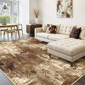 RELEANY Washable Area Rugs 8'x10' Non-Slip Modern Abstract Soft by RELEANY