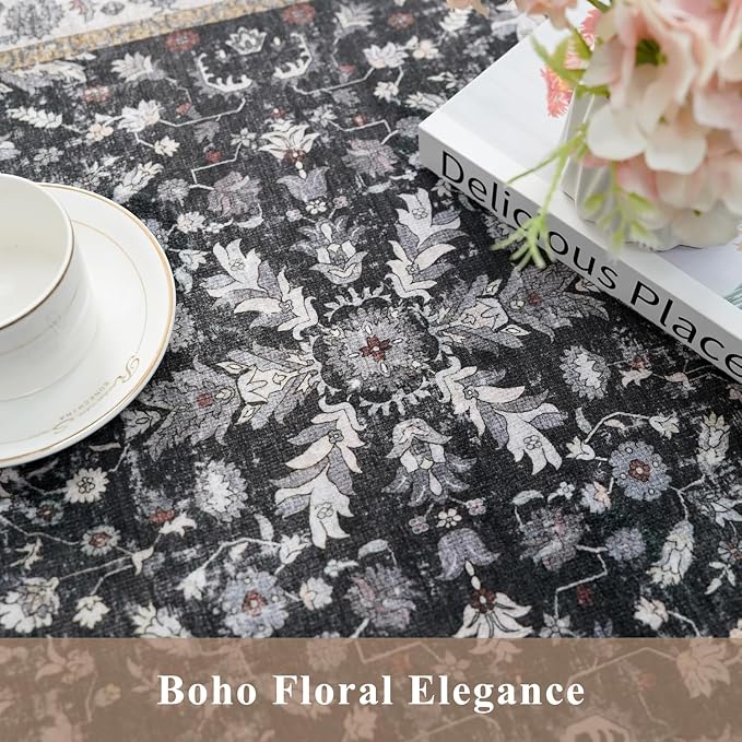 Kitchen Rug Sets 4-Piece with Runner – Washable Non-Slip Floor Mats - Image 7