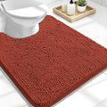 OLANLY Toilet Rugs U-Shaped 24x20, Extra Soft Absorbent Chenille Contour by OLANLY