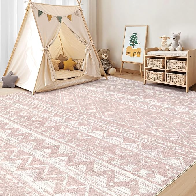 cotiled 8x10 Area Rugs Living Room Rug: Washable Boho Rugs - Image 7
