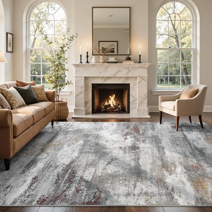 6x9 Ft Large Abstract Area Rugs - Image 3