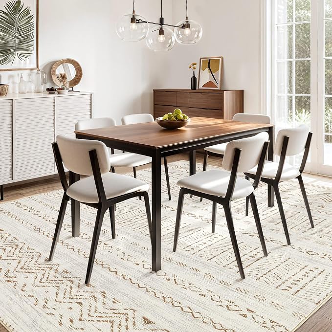 cotiled 10x14 Area Rugs Living Room Rug: Washable Boho Rugs - Image 9