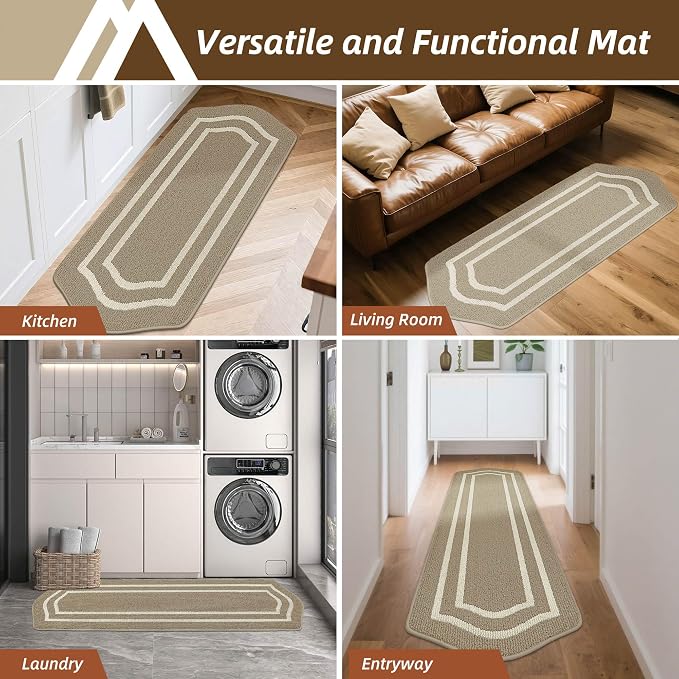 COSY HOMEER Kitchen Rugs and Mats 24"x48" Non Slip Kitchen Mats - Image 5