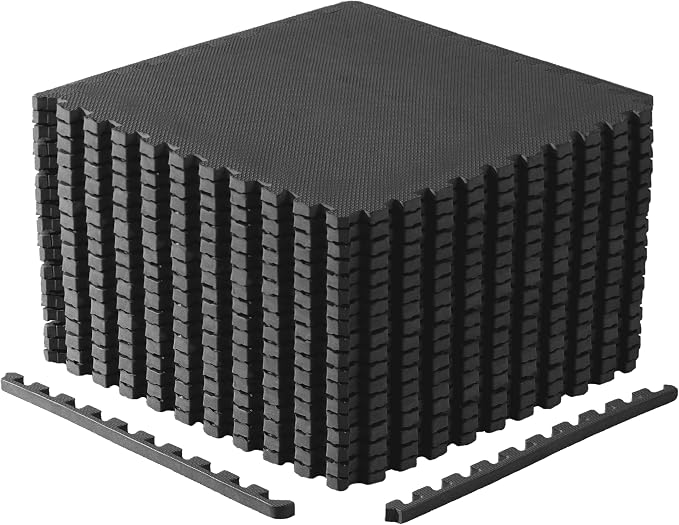 CAP Puzzle Exercise Mats | 3/4” Thick EVA Interlocking Foam Tiles by CAP