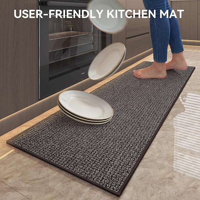 Kitchen Rugs and Mat Non Slip Washable, Super Absorbent Kitchen Mats - Image 3