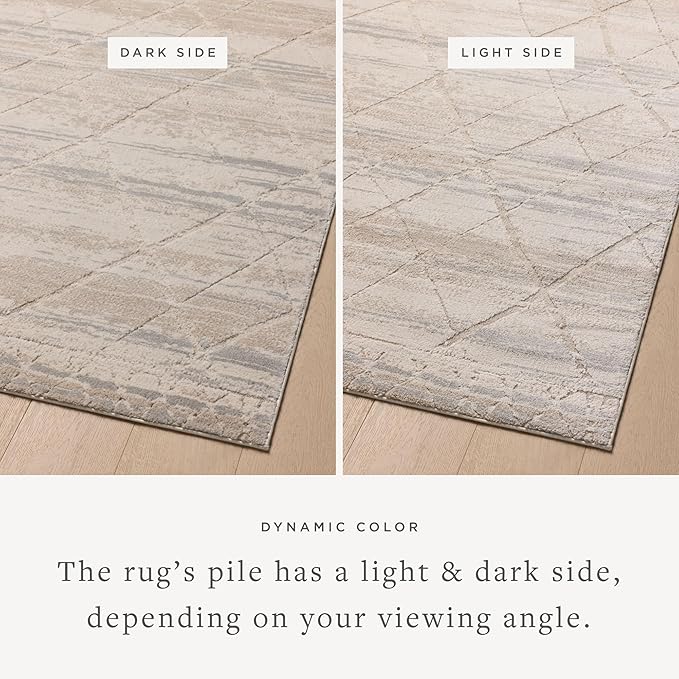 Loloi Amber Lewis Monty Collection MOT-02 Ivory/Natural 2'-7" x 8'-0", .50" - Image 3