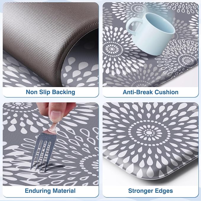 LuxStep Kitchen Mat Cushioned Rugs Anti-Fatigue Mats - Image 5