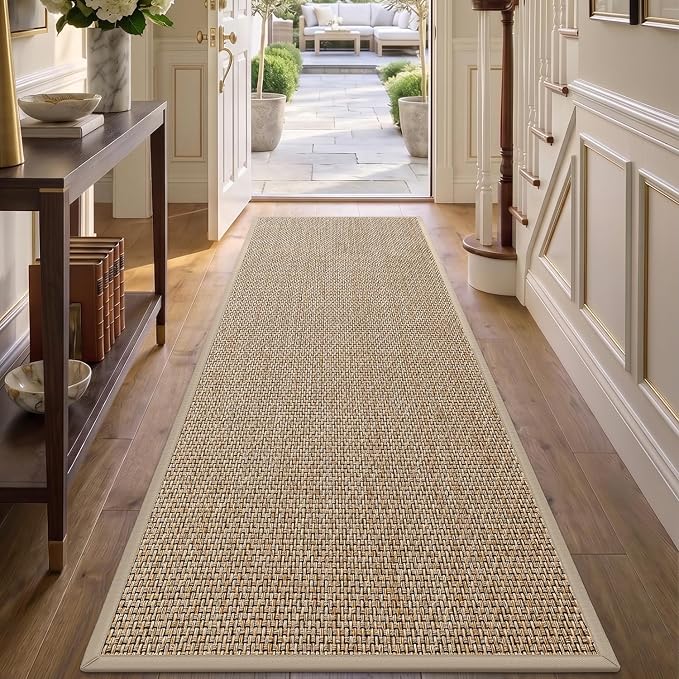 DEX Hallway Runner Rug 2'4''x12, Non Slip Rubber Backing Inside Entryway Carpet - Image 7