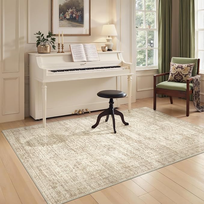 Area Rugs 4x6 for Living Room, Non-Slip Backing Small Kids Rugs for Bedroom - Image 5