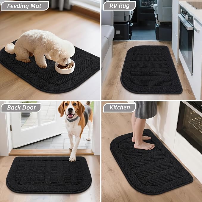 BEQHAUSE 24x36 Inch Kitchen Rug Mat Durable Kitchen Rugs Non-Slip Washable - Image 9