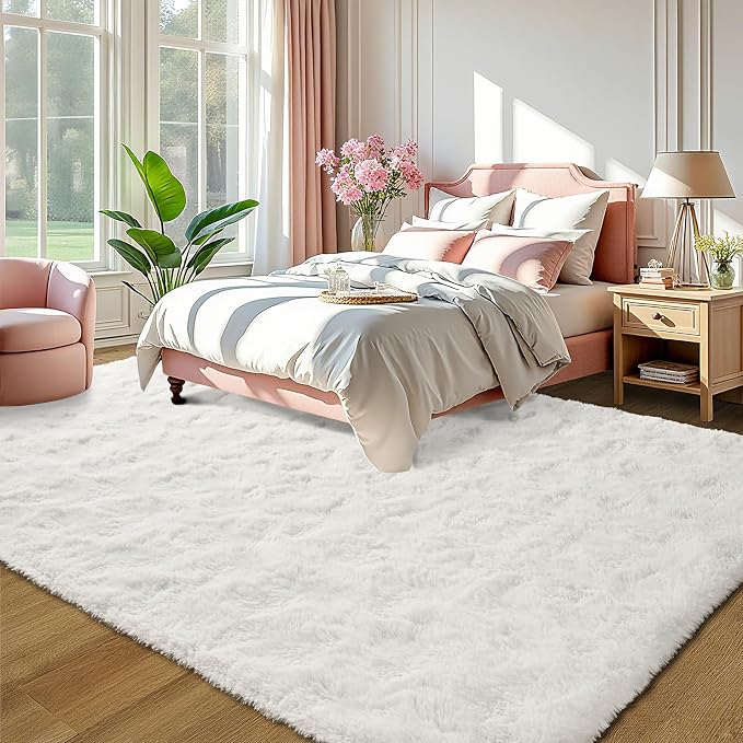 LOCHAS Ultra Soft Indoor Modern Area Rugs Fluffy Living Room Carpets - Image 3