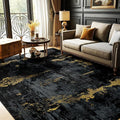 RELEANY Washable Area Rugs 6'x9' Non-Slip Modern Abstract Soft by RELEANY