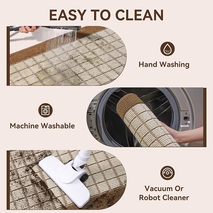 Kitchen Rugs Non Slip Washable, Absorbent and Stain Resistant Kitchen Sink Mats - Image 4