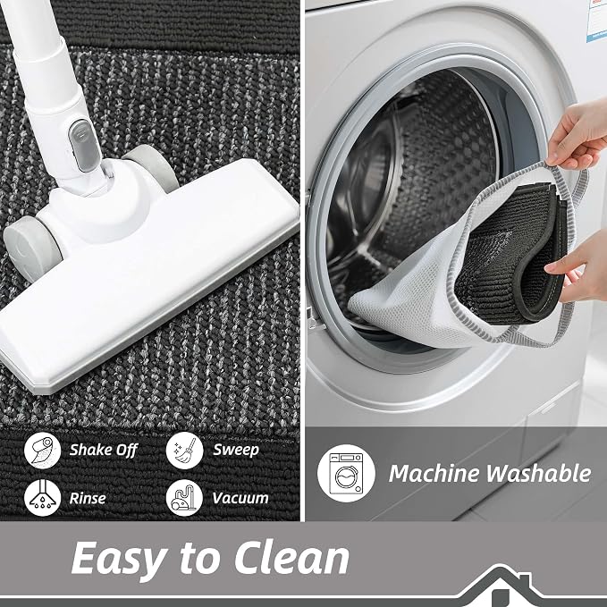 BEQHAUSE Indoor Door Mat 36" x 60", Dirt Trapper Door Mats Non-Slip Entryway - Image 7