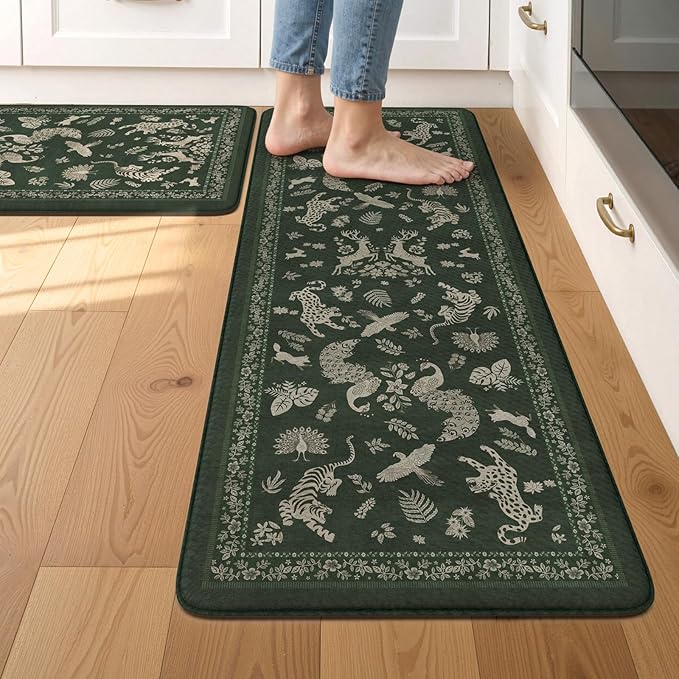 LEEVAN Anti Fatigue Mats for Kitchen Floor Non-Slip, Cushioned Kitchen Mats for by LEEVAN
