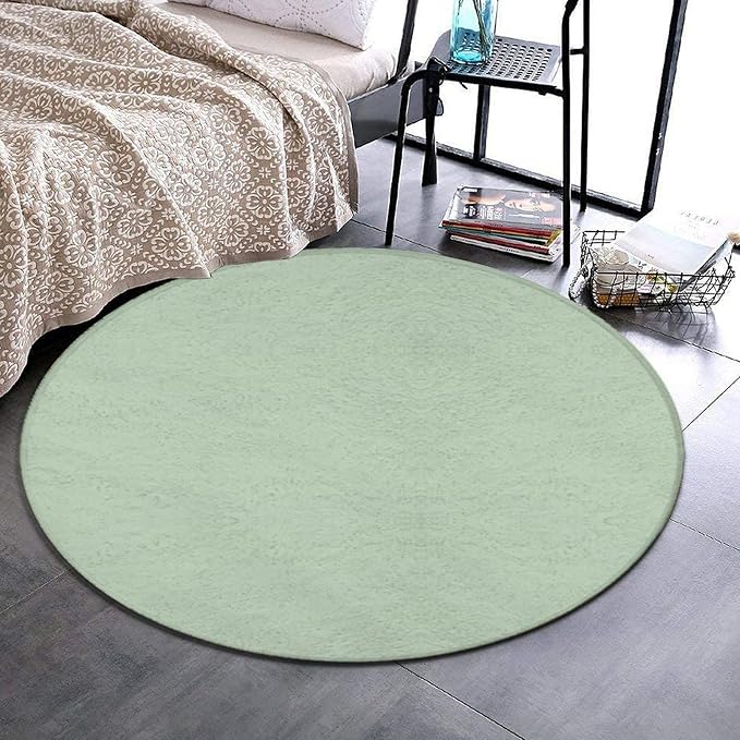 Large Round Area Rug Home Decor Modern Bathroom Rug Kitchen Office Circle Rug - Image 2