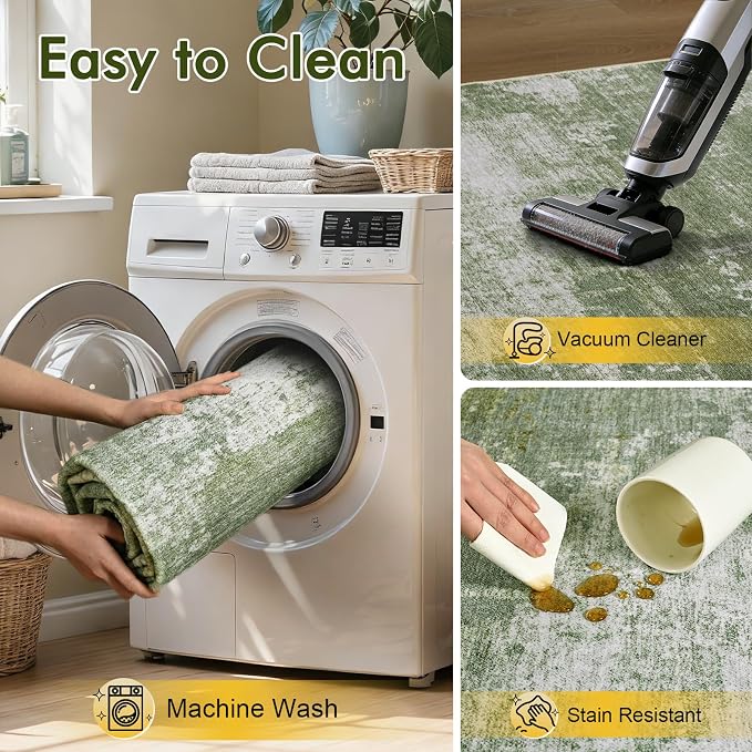 9x12 Ft Extra Large Washable Area Rugs - Image 7