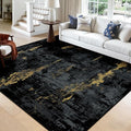 RELEANY Washable Area Rugs Square 9ft Non-Slip Modern Abstract Soft by RELEANY