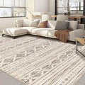 Nakagishi 9x12 Area Rugs Living Room: Washable Boho Large Neutral Soft by NakagishiAreaRug