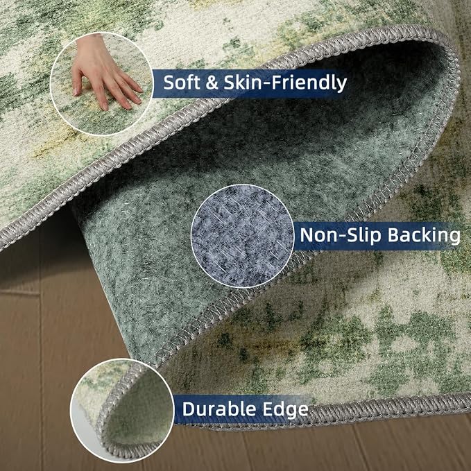 Washable Runners for Hallway 2x6 Runner Rug, Ultra-Thin Kitchen Runner Rugs - Image 5