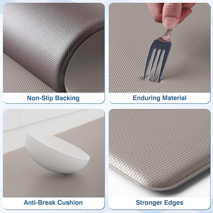 StepRite Kitchen Mats, Cushioned Anti Fatigue Kitchen Mats - Image 3