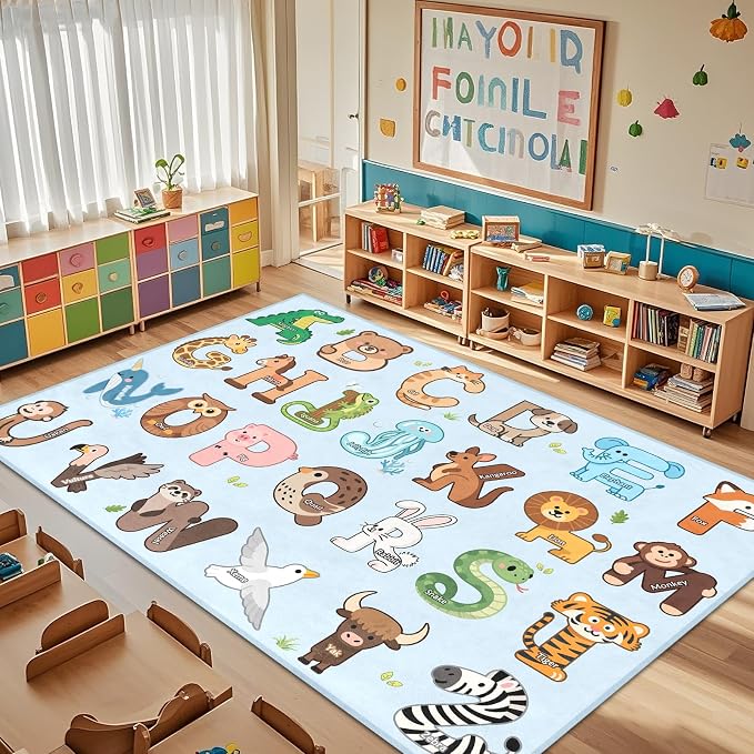 Kids Rugs for Playroom by FTBNIQWRHN