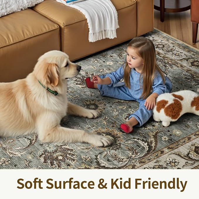 8x10 Ft Extra Large Washable Area Rugs - Image 4