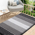 Kitinjoy Indoor Outdoor Door Mat, 48x32 Non-Slip Absorbent Dirt Trapper by Kitinjoy