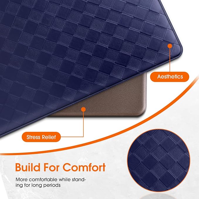 TranquilRelax Kitchen Mats, Cushioned Anti Fatigue Kitchen Mats - Image 4