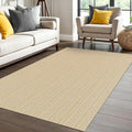 IOHOUZE Washable Area Rug 4x6 Non Slip Rubber Backed Woven Rugs by iOhouze